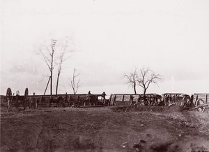 Fort Brady, Virginia, nahe Dutch Gap, 1865