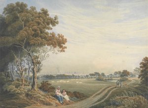 Eine entfernte Ansicht der Stadt London von St. John