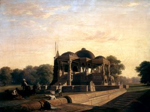 Alter Tempel in Hulwud, 1826