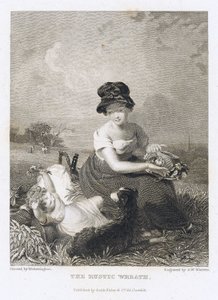 Der rustikale Kranz von William Frederick Witherington