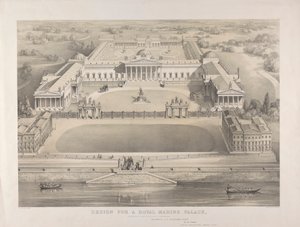 Brighton, Entwurf für einen königlichen Marinepalast, der errichtet werden soll