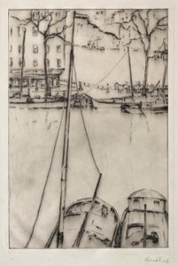 Ansicht von Rotterdam von William George Reindel
