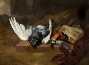 Stillleben mit toten Vögeln (oder totem Geflügel) von William Gowe Ferguson