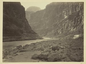 Colorado River, Mündung des Kanab Wash, Blick nach Westen von William H. Bell
