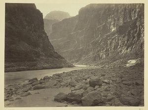 Colorado River, Mündung des Kanab Wash, Blick nach Westen von William H. Bell