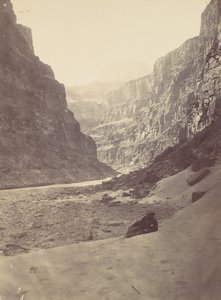 Grand Canyon des Colorado River, Mündung des Kanab Wash, Blick nach Westen, 1872 von William H. Bell