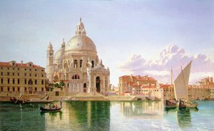 Ein Blick auf Santa Maria della Salute, Venedig