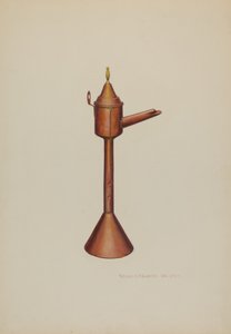 Walfettlampe, ca. 1938