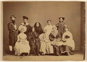 Maskenballbild 18. Februar 1868 - Friendship Hall Phila.
