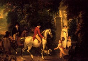 Rückkehr des Herzogs von Hamilton vom Hetzen