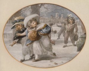 Schneeballschlacht von William Hamilton