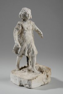 Modell für Figur eines laufenden Mädchens