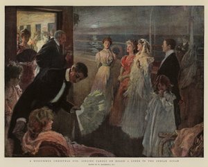 Ein Mittsommer-Weihnachtsabend, Weihnachtslieder an Bord eines Liners im Indischen Ozean