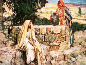 Christus und die Frau von Samaria