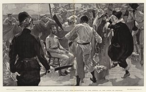 Die Linie überqueren, der Herzog von Cornwall und York unterwirft sich der Prüfung am Hof von Neptun von William Hatherell