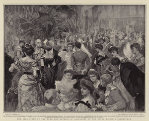 Der Ball, gegeben vom Herzog und der Herzogin von Connaught im Royal Hospital, Kilmainham von William Hatherell
