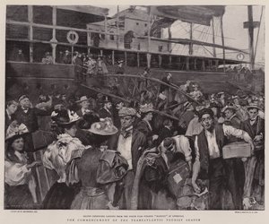 Der Beginn der transatlantischen Touristensaison von William Hatherell