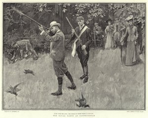 Die königliche Gesellschaft in Sandringham