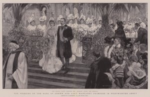 Die Hochzeit des Earl of Crewe und Lady Margaret Primrose in der Westminster Abbey