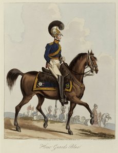 Horse Guards Blue, Uniformstudie des Royal Regiment of Horse Guards, 1820 von William Heath