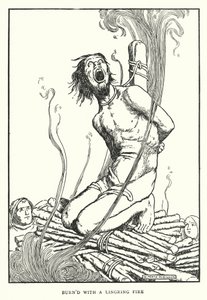 Mit einem schleichenden Feuer verbrannt von William Heath Robinson