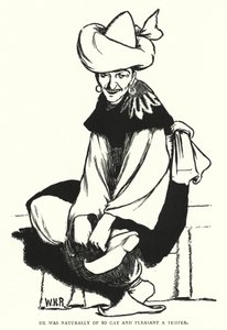 Er war von Natur aus so fröhlich und angenehm (Gravur) von William Heath Robinson