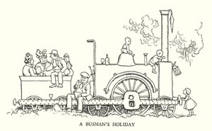Illustration für Railway Ribaldry von W Heath Robinson