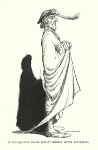 In dieser Ausstattung stellte er sich Pantagruel vor von William Heath Robinson