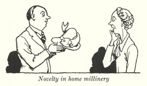 Neuheit in der Heim-Millinerie (Litho) von William Heath Robinson