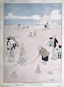 Sommerprobleme in den Tropen - Schlange auf dem Sahara-Golfplatz