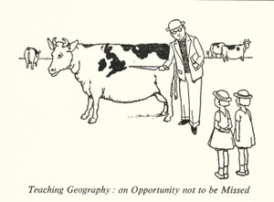 Geographieunterricht, eine Gelegenheit, die man nicht verpassen sollte von William Heath Robinson