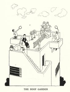 Der Dachgarten von William Heath Robinson