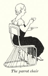 Der Papageienstuhl von William Heath Robinson
