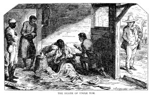 Der Tod von Onkel Tom, aus Onkel Toms Hütte veröffentlicht 1852, 1923 von William Heinemann Ltd
