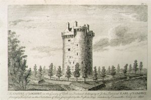 Castle Howel, Baronie von Kells, County Kilkenny, Irland, aus 