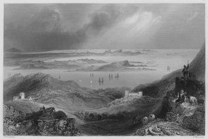 Clifden Castle, Connemara (Stich)