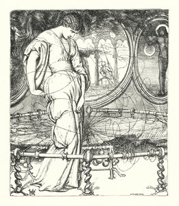 Die Dame von Shalott von William Henry (after) Hunt