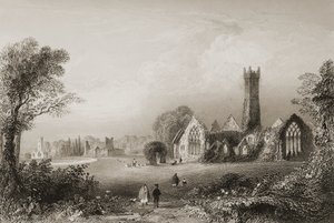 Augustinerabtei in Adare, County Limerick, Irland, aus 