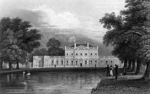 Boreham House, Essex, graviert von John Rogers, 1831 von William Henry Bartlett