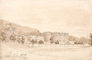 Chatsworth House, Derbyshire von William Henry Bartlett