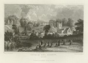 Church End, Dunmow, Essex von William Henry Bartlett