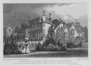 Endsleigh Cottage, nahe Milton Abbot, Devon (Stich)
