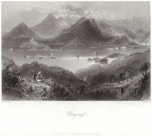 Glengariff in County Cork von William Henry Bartlett