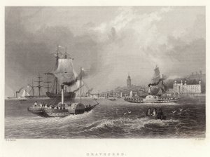 Gravesend von William Henry Bartlett