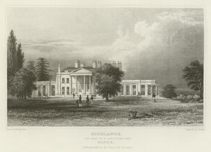 Highlands, der Sitz von N. Labouchere, Esquire, Essex von William Henry Bartlett