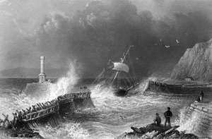 Mary-Port Pier, ca. 1840-50