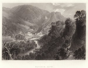 Matlock Bath von William Henry Bartlett