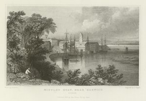 Mistley Quay, nahe Harwich, Essex von William Henry Bartlett