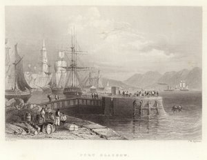 Port Glasgow von William Henry Bartlett