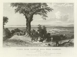 Szene von Laindon Hill, nahe Horndon, Essex von William Henry Bartlett